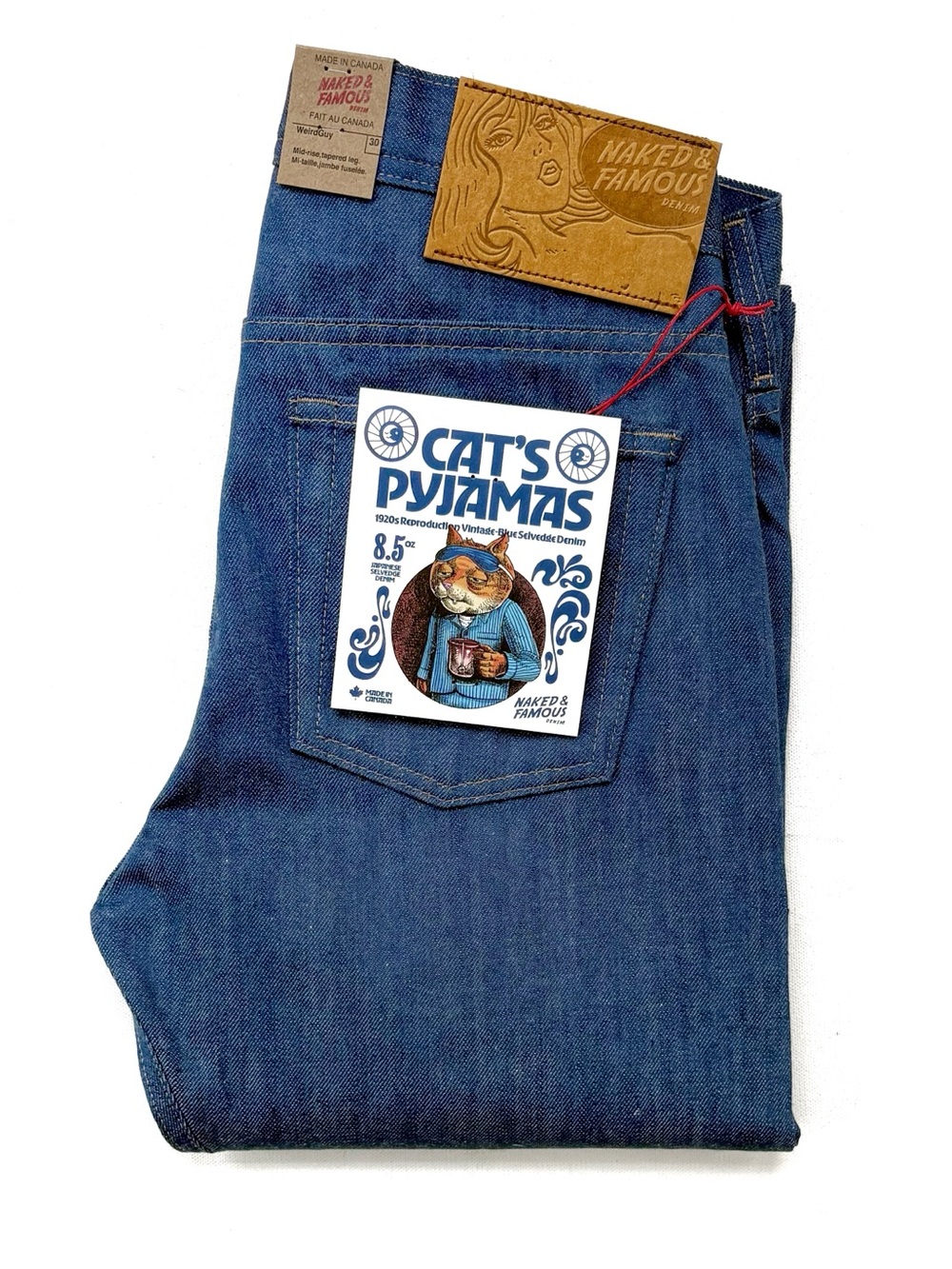 Naked & Famous Denim The Cat’s Pyjamas Selvedge Denim Weird Guy Jeans